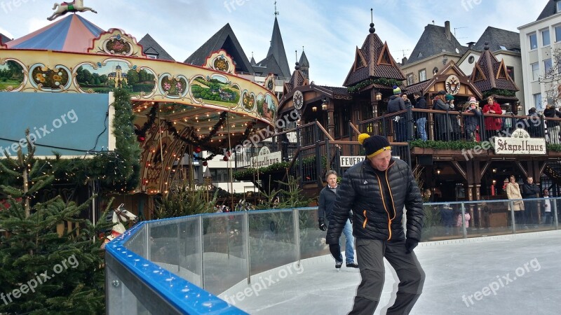 Travel Tourism Ice Skating Outdoors City