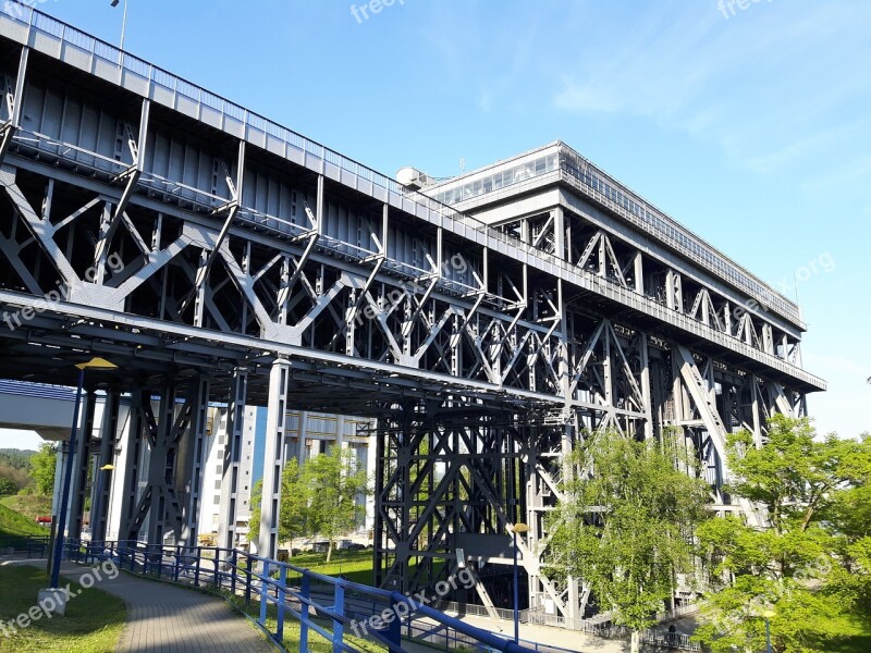 Architecture Bridge Travel Sky Boat Lift