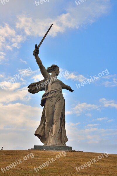 Volgograd Mother Motherland Stalingrad Metro Station Monument Free Photos