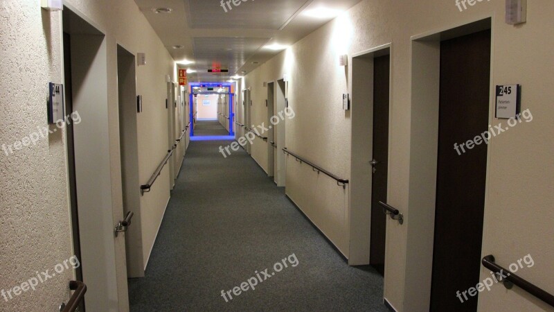 Hospital Corridor Within Room Floor Free Photos