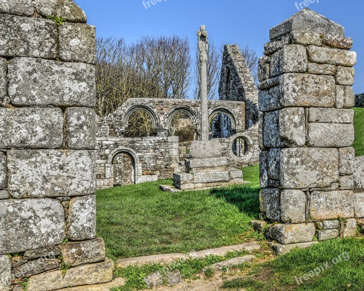 Ruin Chapel Pierre Former Architecture