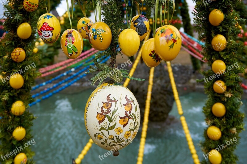 Easter Well Bieberbach Easter Eggs Custom Fountain Jewelry