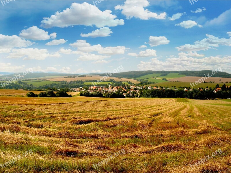 Bohemia South Bohemia Village Landscape Field