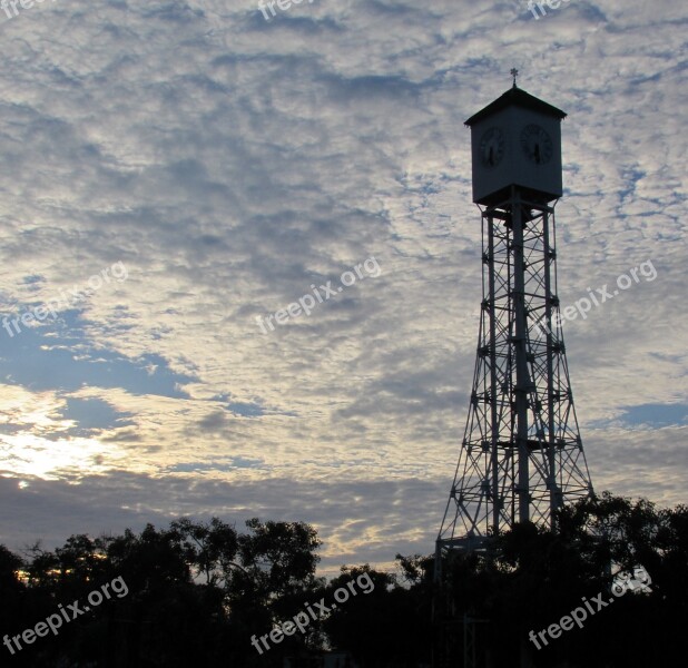 Tower Sky Light Energy Artificial Satellite