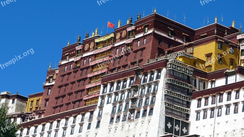 Architecture Travel Sky Old Potala Palace