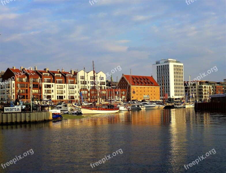 Poland Gdańsk Sailboat Body Of Water City