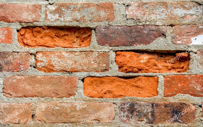 Brick Wall Cement Cube Stone