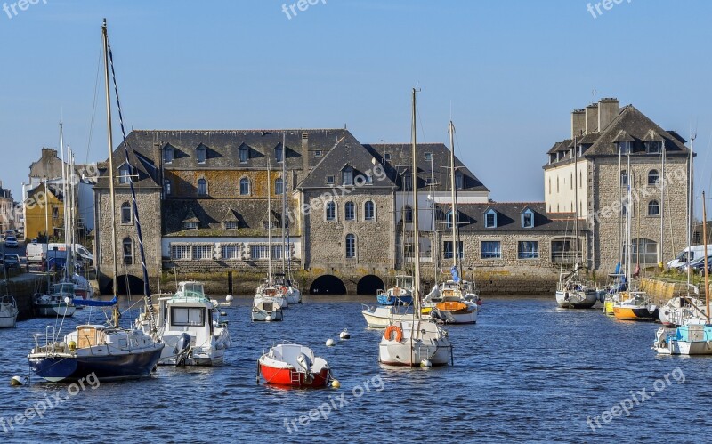 Pont-l'abbé Port Boat Sea Monument