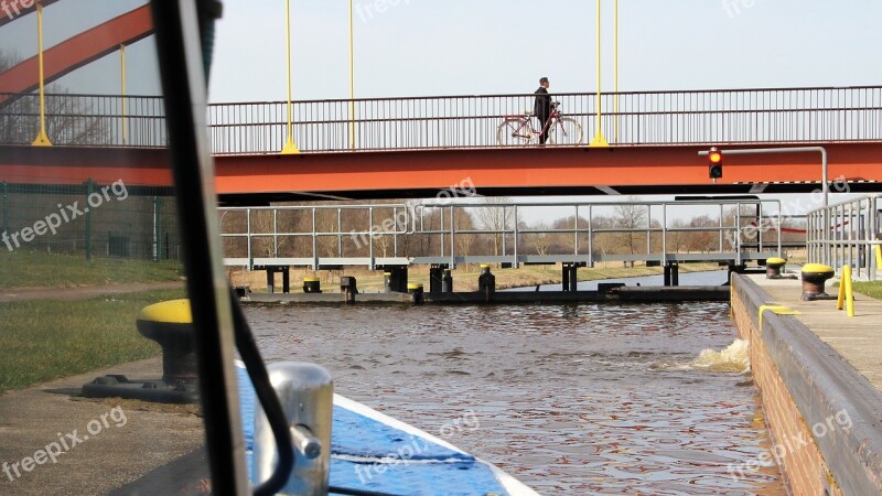 Waters Bridge River Channel Sluice Channel