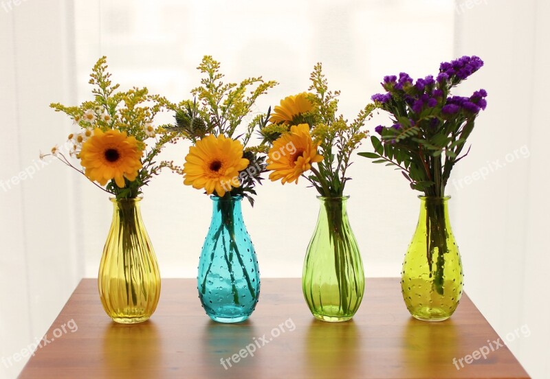 Vase Plants Bouquet De Fleurs Flowers Free Photos