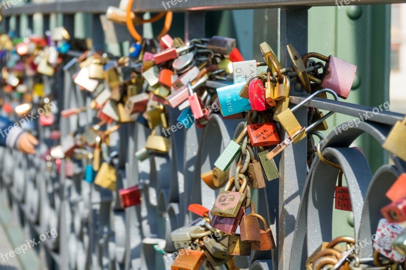 Castles Bridge Love Love Locks Padlocks