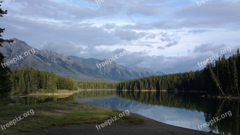 Nature Lake Water Panoramic Landscape