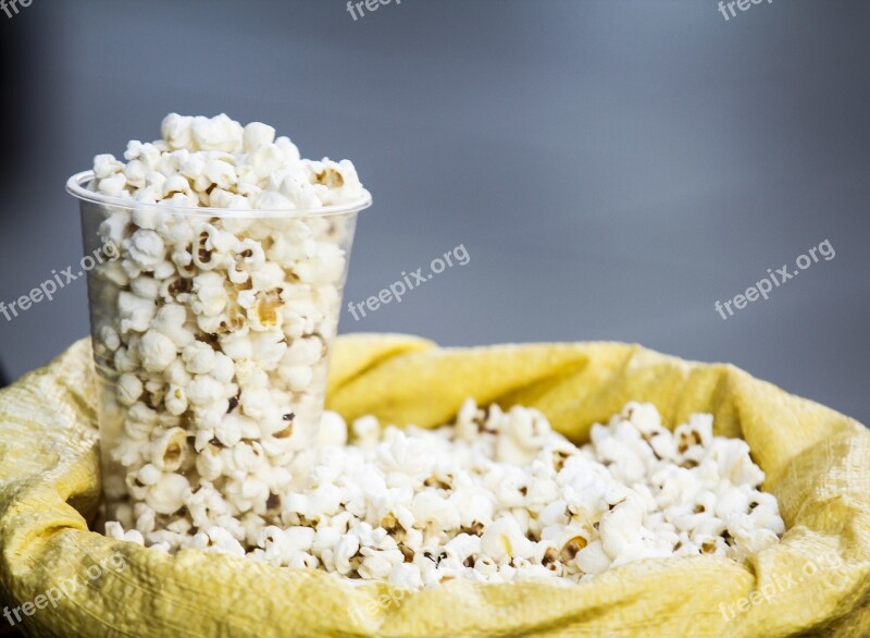 Food Refreshment Sweet Popcorn Plate