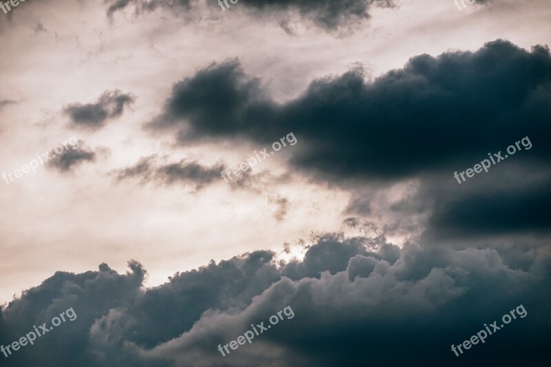 Aggressive Angry Atmosphere Background Billowing