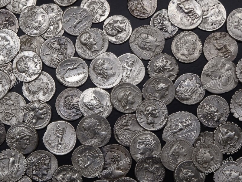 Coins Roman Coins Money Roman Free Photos