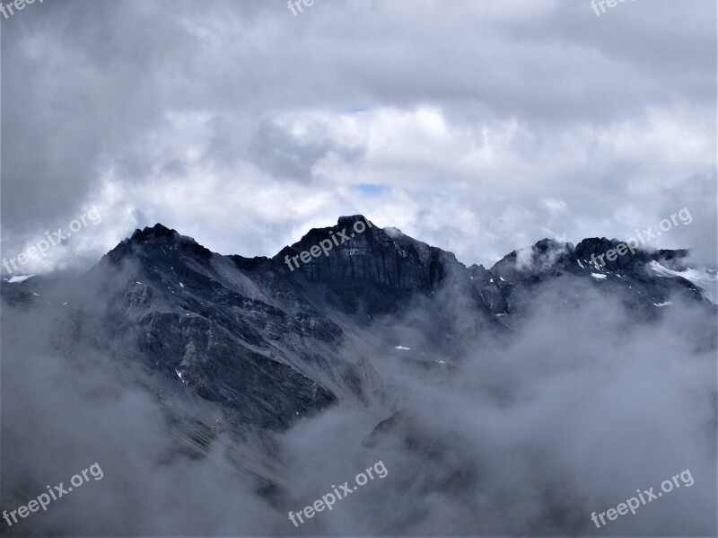 Mountain Snow Outdoor Natural Stone