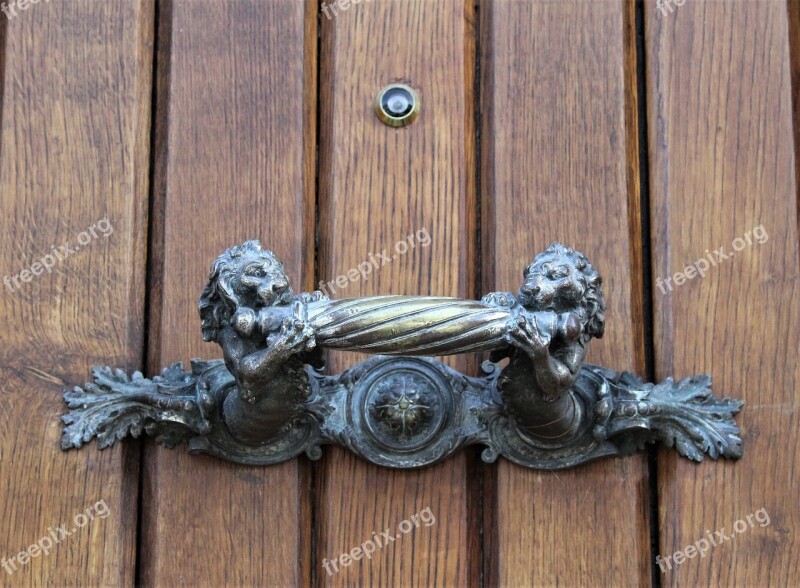 Wood Door Wooden Entrance Lock