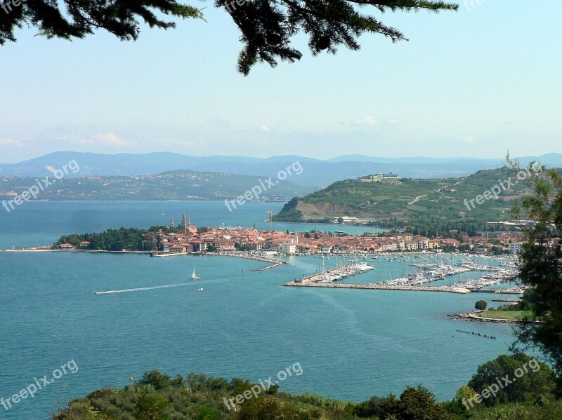 Izola Isola Slovenia Peninsula Adriatic Sea