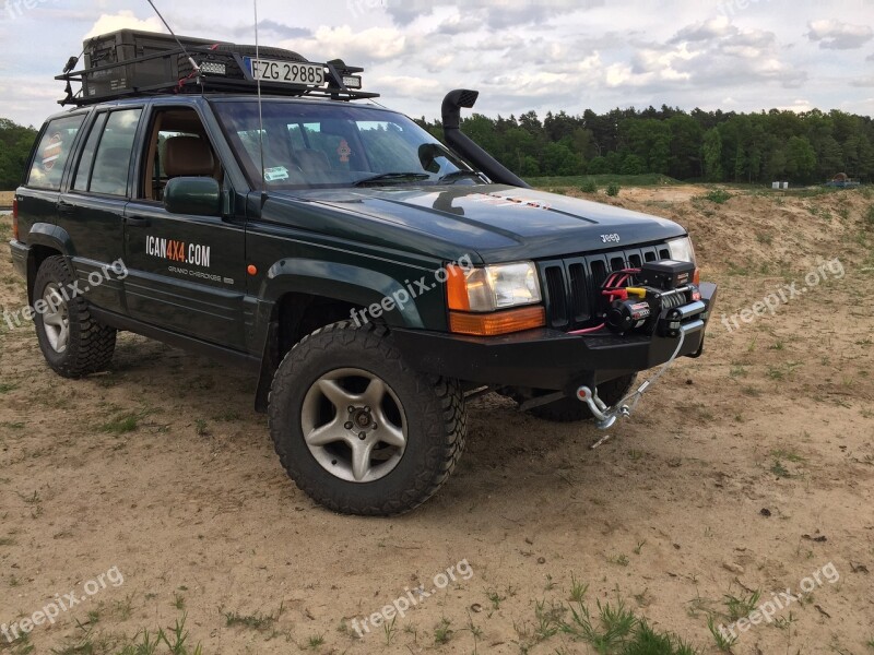 The Vehicle Car Jeep Off Road Off-road Driving