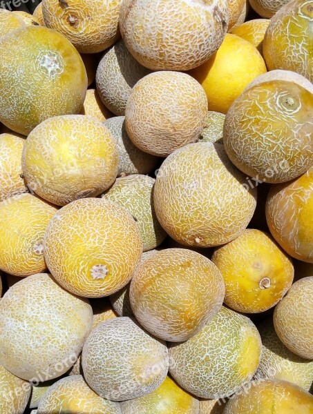 Melons Yellow Food Fruit In Good Health