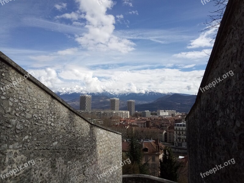 Architecture Wall At The Age Of Travel Sky