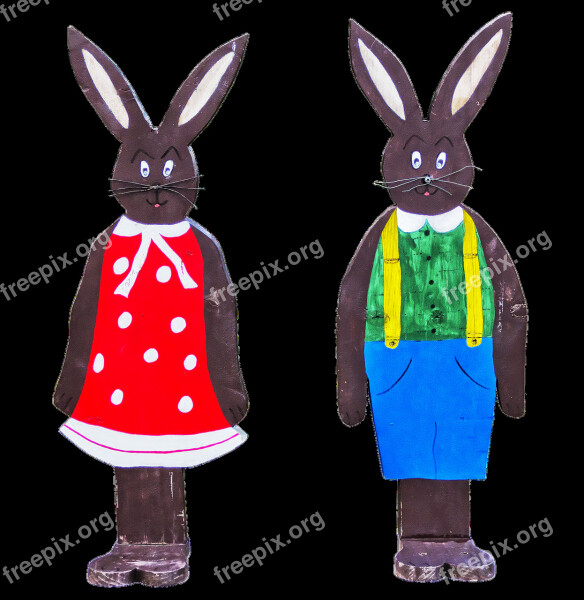 Easter Decoration Easter Hare Holzfigur Easter Bunny