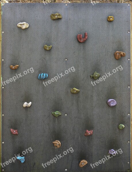 Climbing Wall Boulder Wall Climbing Holds Climb Playground