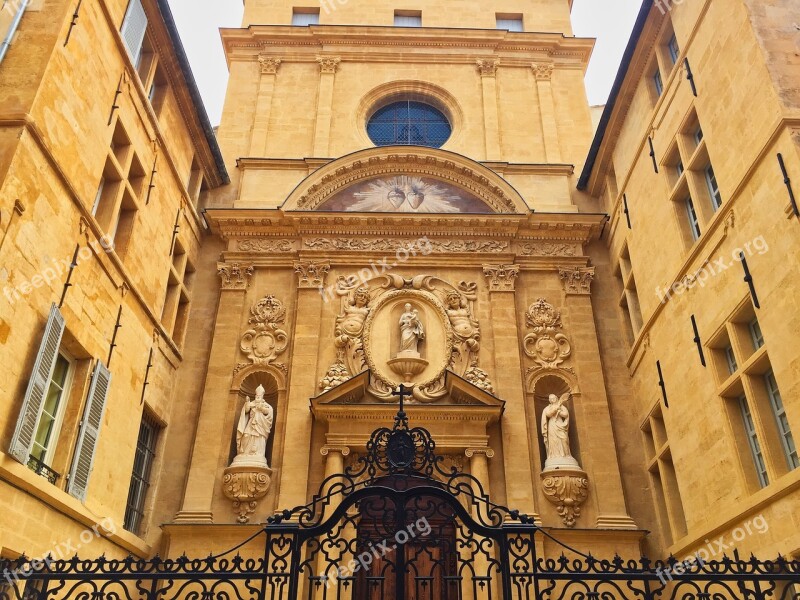 Aix-en-provence Architecture Travel Facade Church