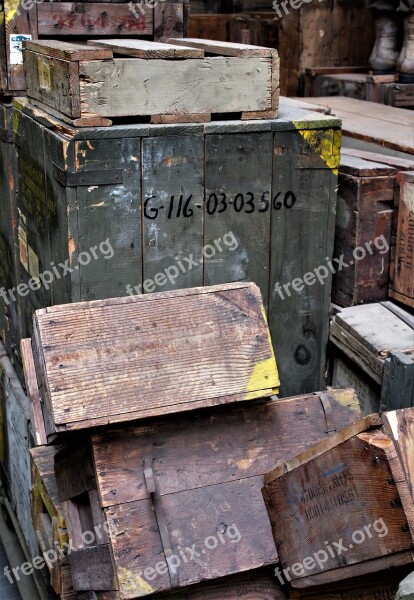 Container Industry Rusty Old Wood