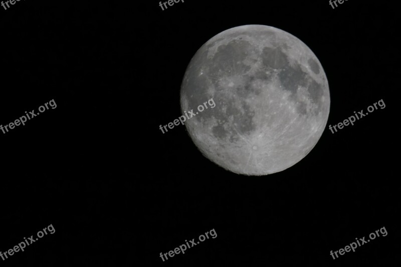 Moon Astronomy Luna Lunar Darkness