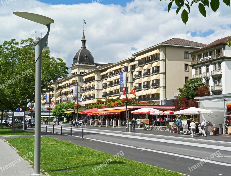 Switzerland Interlaken Grand Hotel Landmark Bernese Oberland