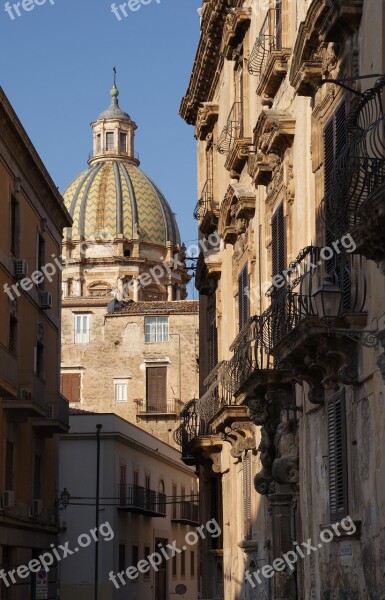 Palermo Sicily Italy Church The Dome