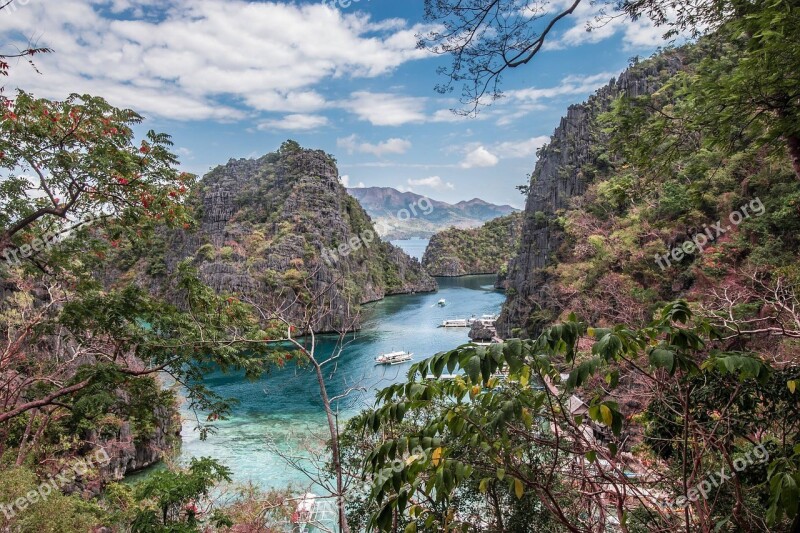 Water Tropical Lagoon Island Travel