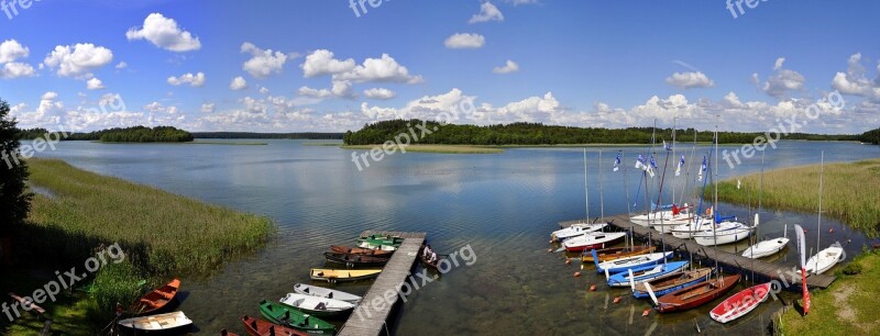 Monolithic Part Of The Waters Panoramic Lake No One Travel