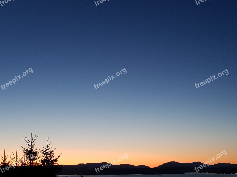 Nature Sky Sunset Outdoors Landscape