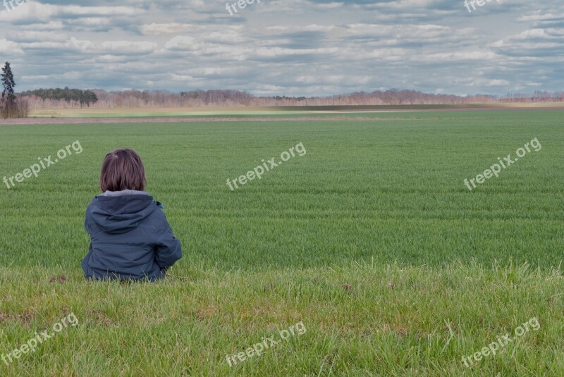 Field Lawn Prairie Landscape Outdoor