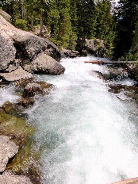 Body Of Water Cascade Nature Flow River