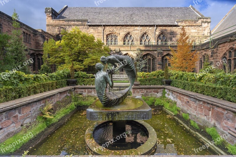 Chester Cathedral Architecture Statue Old Travel Ancient