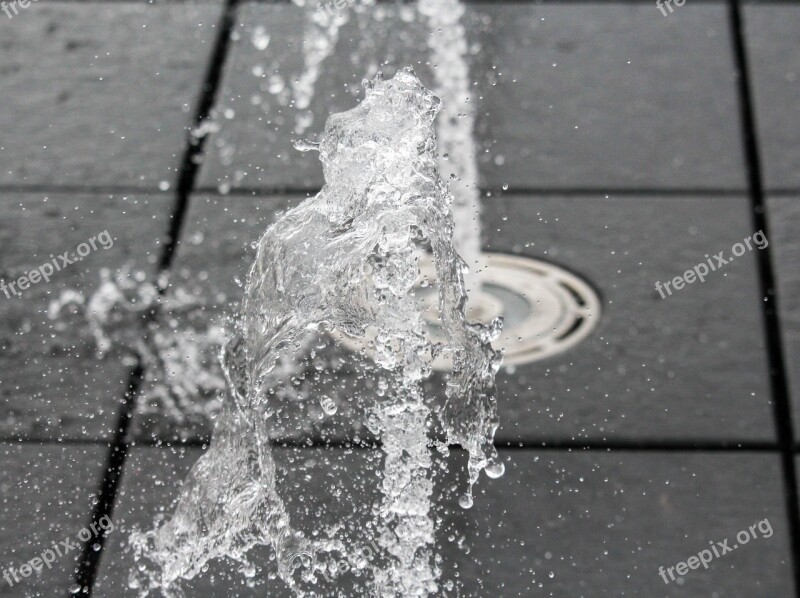 Wet H2o Drop Street Water