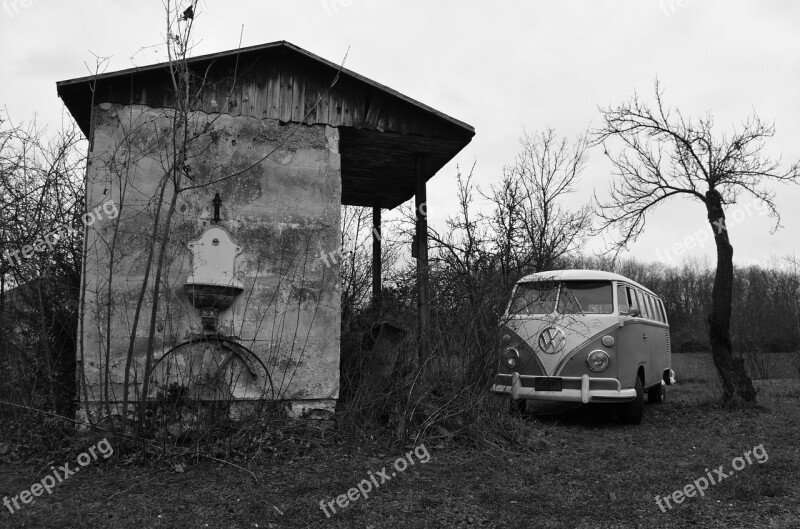 Vw Volkswagen Oldtimer Bus Classic