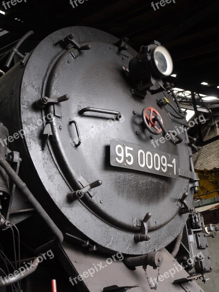 Steam Locomotive Smoke Chamber Door Locomotive Shed Museum Lokknummer