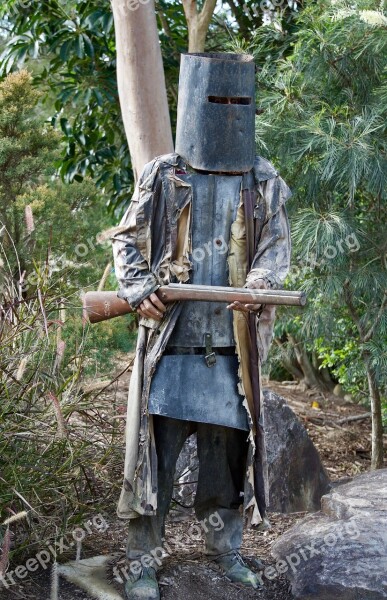 Outlaw Bushranger Ned Kelly Iron Protection