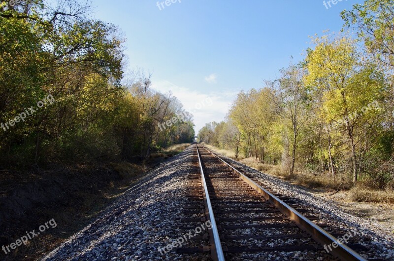 Railroad Track Track Guidance Locomotive Railway