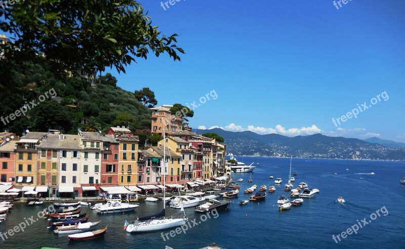 Portofino Italy Italian Riviera Sea Water