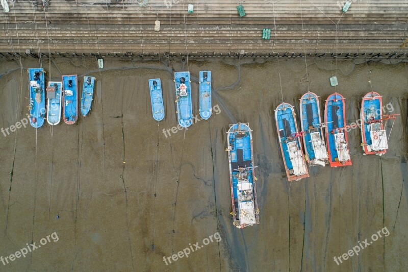 Sea Beach Times Fishing Boats Coast