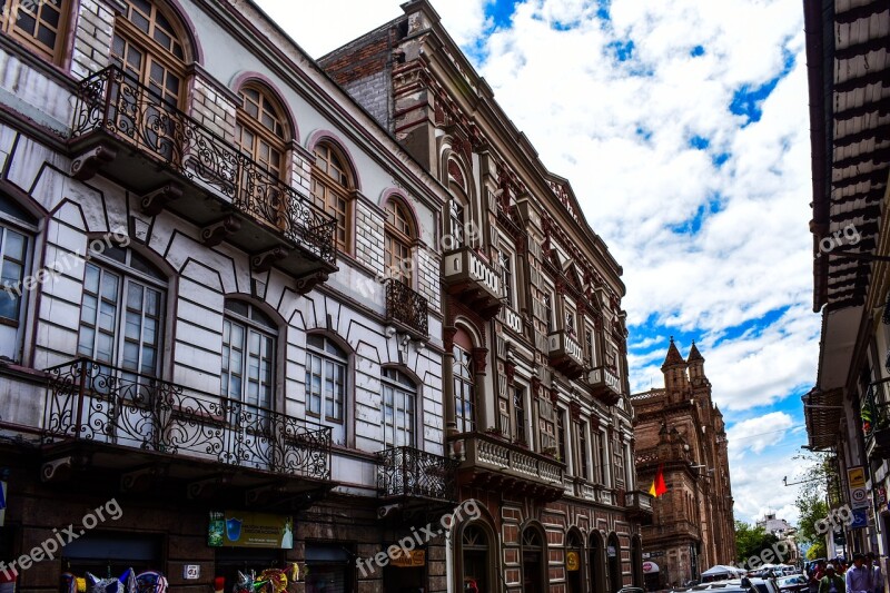 Cuenca Ecuador Architecture City Street Building