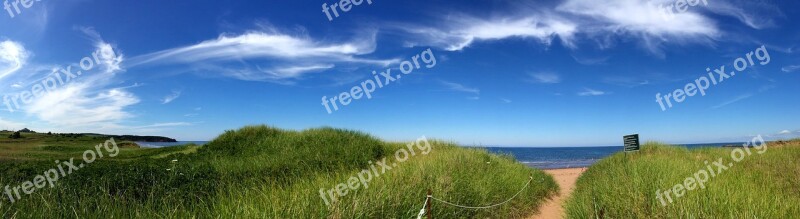 North Rustico Prince Edward Island Canada Nature Panoramic