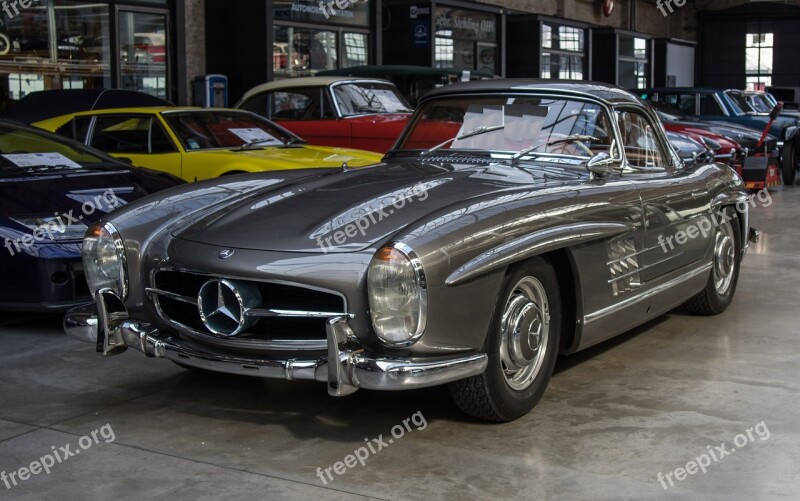 Auto Mercedes 300sl Oldtimer Classic