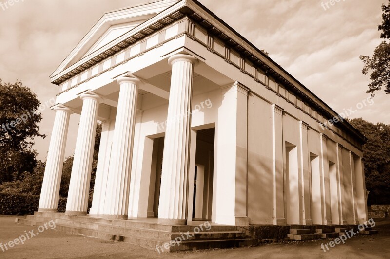 Architecture Pillar Building Belvedere Neubrandenburg