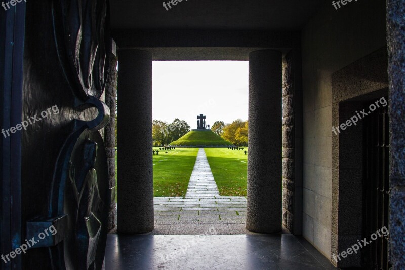 Architecture Door France Military Cemetery Grave